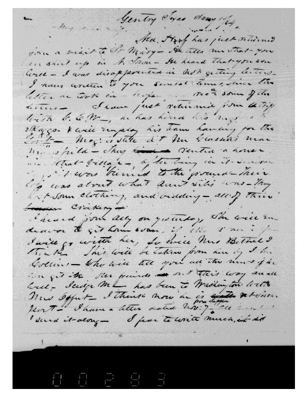 William F. Weeks Letter, January 10, 1864, Weeks Family Papers, Reel
18, Frames
283-284.pdf