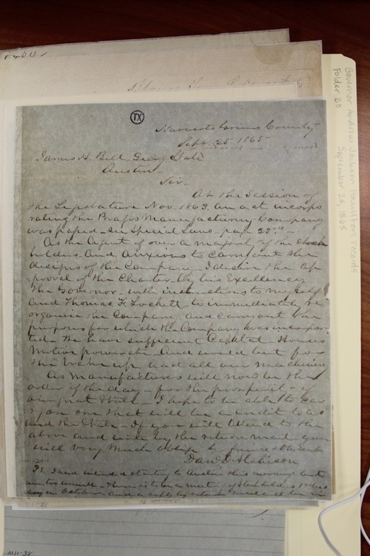 Atchison to Secretary of State, September 1865,
TSLAC.pdf