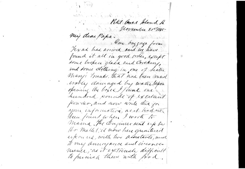 Dudley to DD Avery, November 21, 1865, Avery Family Papers, Records
of the Antebellum Southern Plantations, Series J, Part 5, Reel 11,
Frames
714-716.pdf