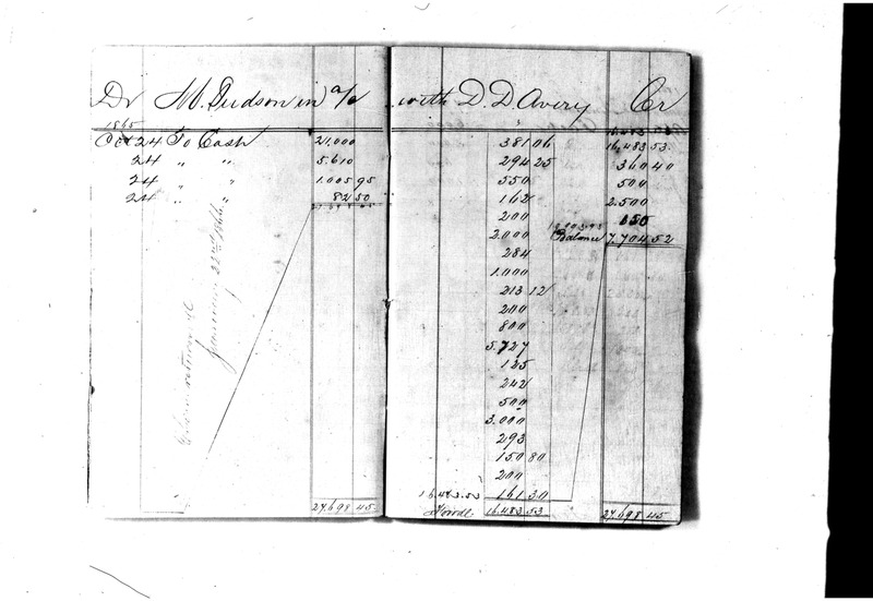 Daniel Dudley Avery Account Book, Avery Family Papers, Records of
Antebellum Southern Plantations, Series J, Part 5, Reel 11, Frames
908-914.pdf