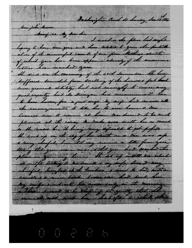 Alfred C Weeks to John Moore, January 13, 1864, Weeks Family Papers,
Reel 18, Frames
286-289.pdf