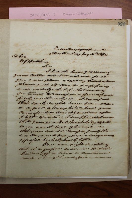 Pendleton Murrah to W. J. Hutchins, May 10, 1864,
TSLAC.pdf