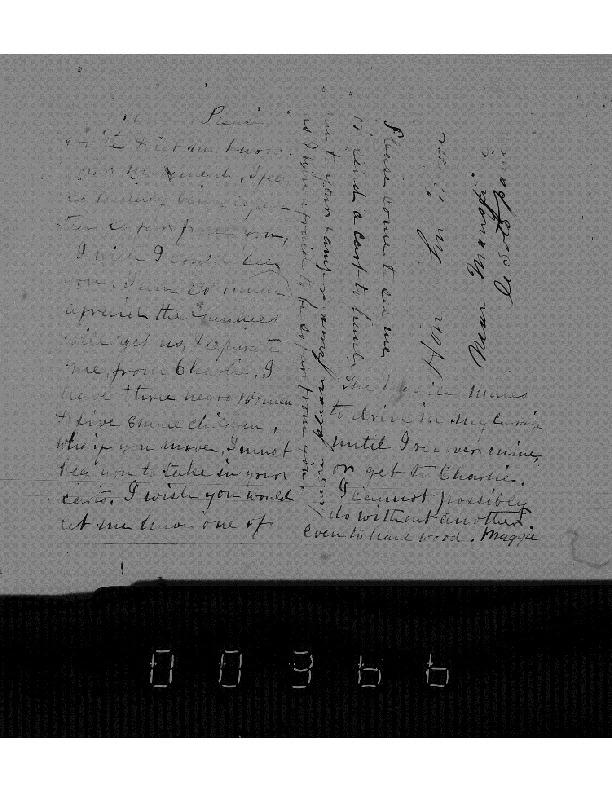 Maggie Weeks to John C Moore, March 1864, Weeks Family Papers,
Reel 18, Frames
3660000.pdf