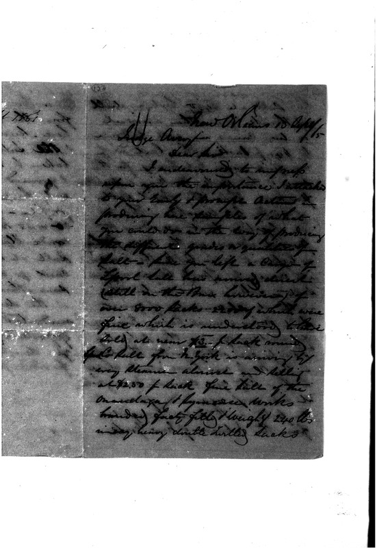 James W Reeve to DD Avery, September 15, 1865, Avery Family Papers,
Records of the Antebellum Southern Plantations, Series J, Part 5, Reel
11, Frames
688-689.pdf